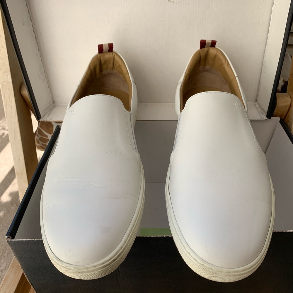 Bally White Leather shoes